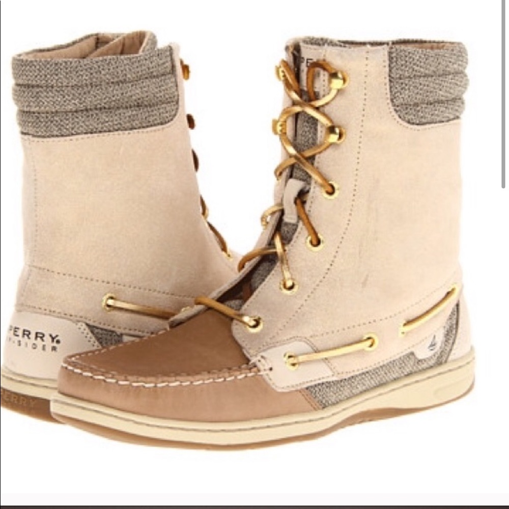Sperry Hiker Fish Sparkle Boot size 8.5